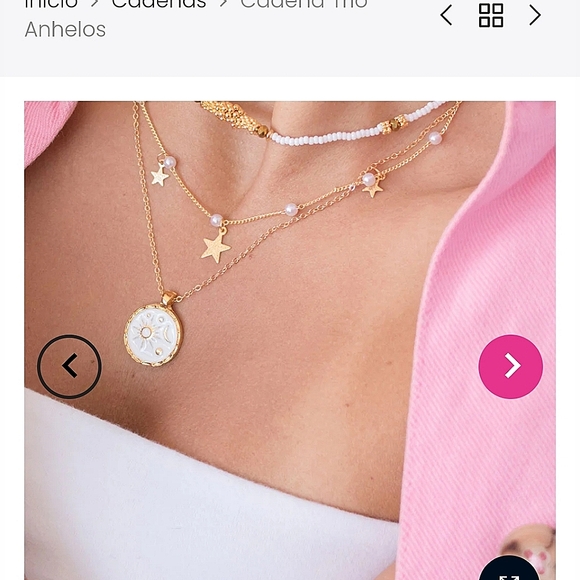 Gold-filled necklace. - Picture 1 of 3